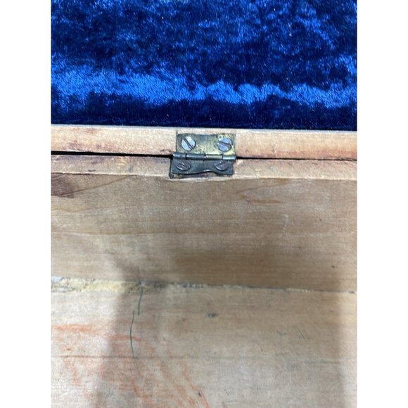 Wood Burned Rustic Flemish Art Wooden Box Made in NY - Picture 11 of 11